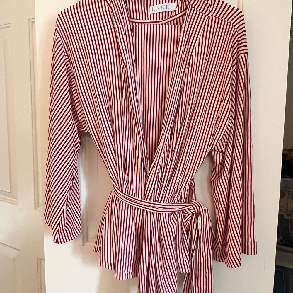 Lake Kimono PJ Set - Red